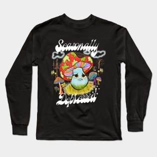 Seasonally Depressed -  70s mushroom Long Sleeve T-Shirt